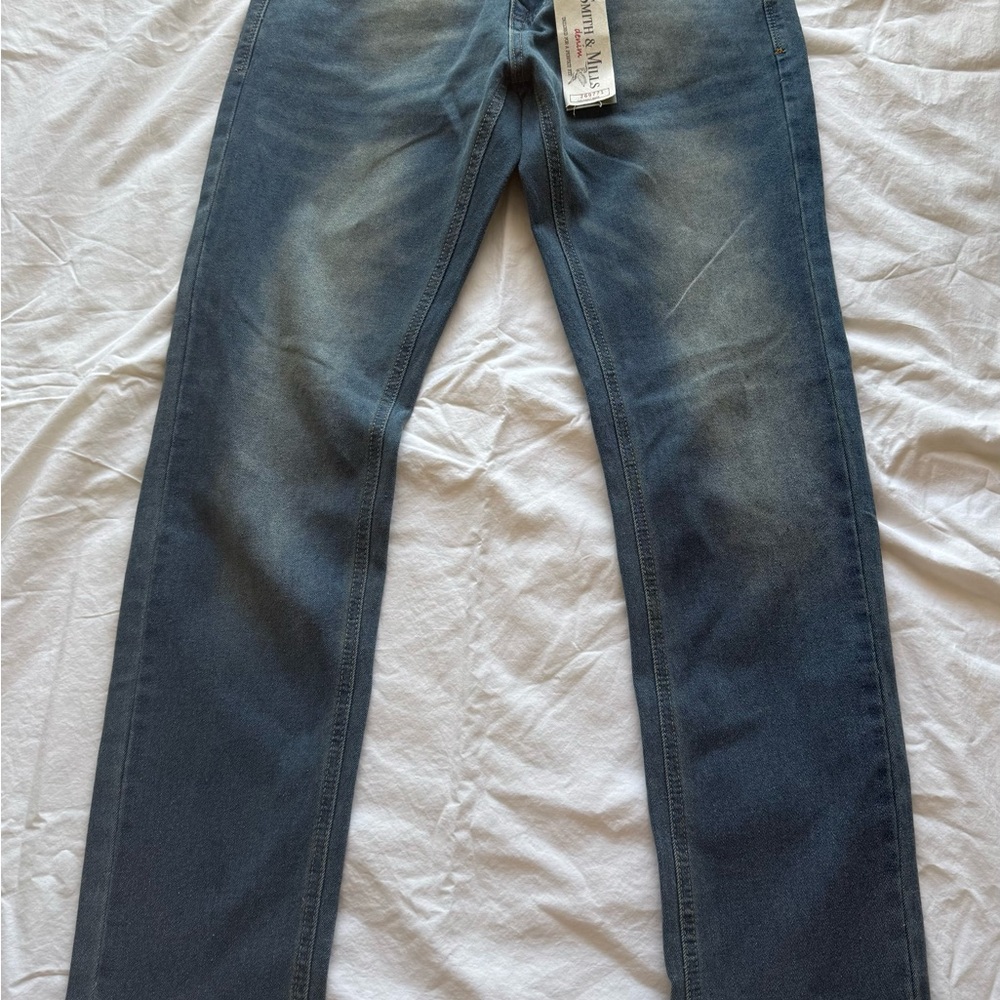 Men's Slim Fit Blue Jeans